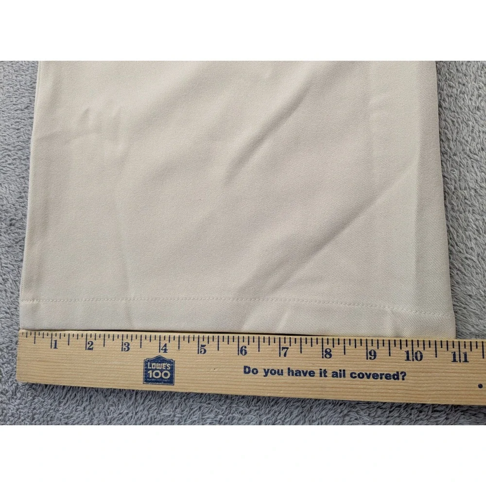 Unbranded Beige Wide Leg Pleated Trousers High Waist Dress Pants TT904-3 Size M